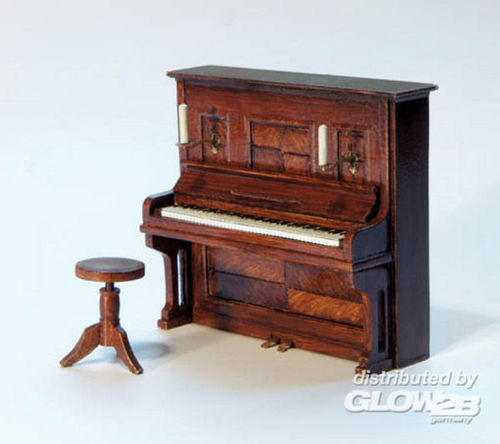 Klavier mit Hocker  Resin-Bausatz