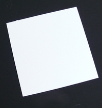 Polystyrol plate 1,0mm / 10 x 10cm
