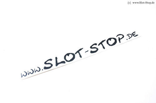 Aufkleber "Slot-Stop" ca. 20cm - Schwarz