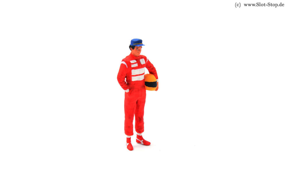 Figurenmanufaktur AE320156 Rennfahrer mit Helm rot 