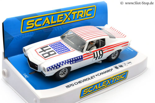 Scalextric Chevrolet Camaro "Stars & Stripes" #48  *ABVERKAUF*