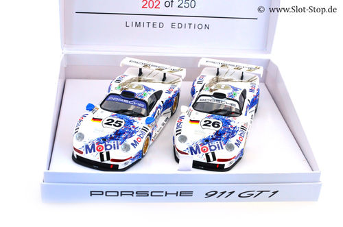 *ARCHIV*  RevoSlot Porsche 911 GT1 - Doppelset Le Mans '96 #25 + #26 *ARCHIV*