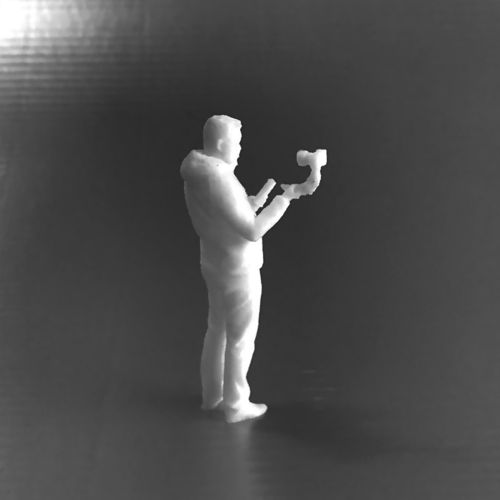 Toni mit V-Log Kamera (Kunststoff, unbemalt - 3D Druck)
