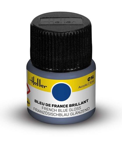 Acrylfarbe 014 Französischblau glänzend (12ml)