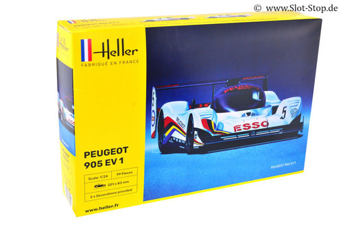 Heller Bausatz - Peugeot 905  EV 1  (Maßstab 1:24)