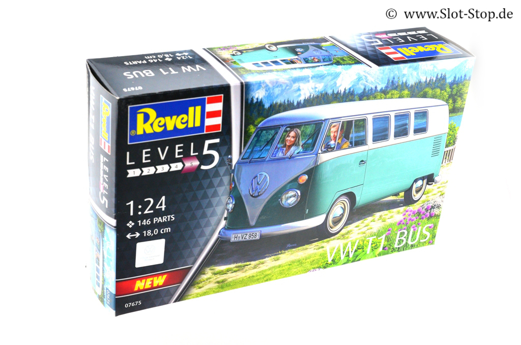 Revell Volkwagen VW T1 Bus in 1:24 Revell 07675 Bausatz 