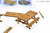 Picknicktisch-Set (2 Stück - Bausatz / unbemalt)