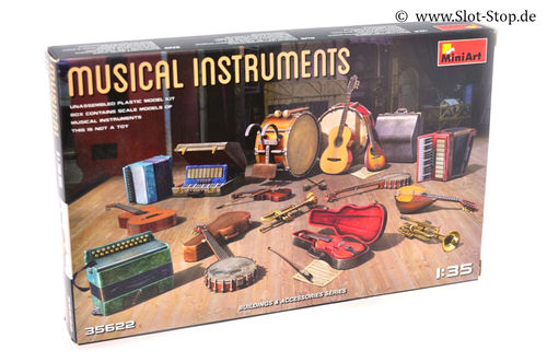Musikinstrumente-Set  (Bausatz 1/35)