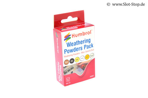 Humbrol - Weathering-Pulver Pack (Farb-Pigmente)